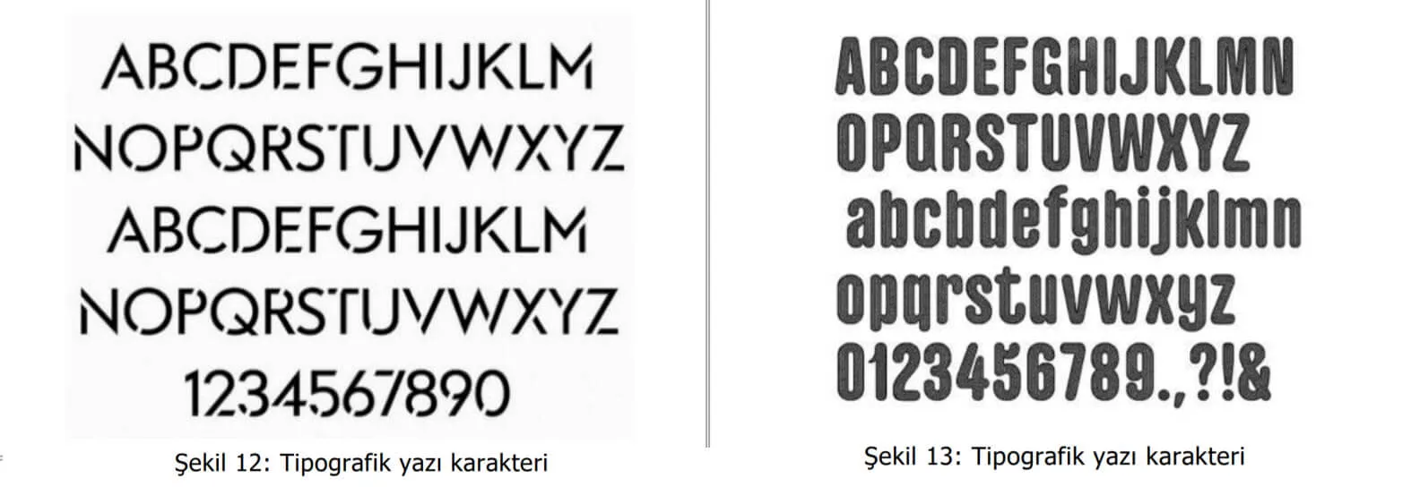 tipografik yazı karakter örnekleri-eskişehir patent